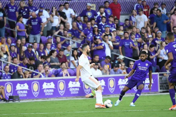 Orlando City SC, 6 Ağustos Salı günü Orlando Florida 'daki Exploria Stadyumu' nda oynanan ABD Kupası sırasında Atlanta United FC 'ye ev sahipliği yaptı.. 