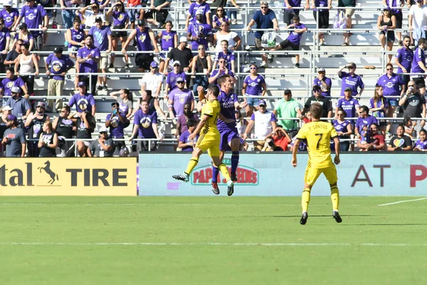 Orlando City Empfängt Columbus Oktober 2018 Orlando City Stadium Orlando — Stockfoto