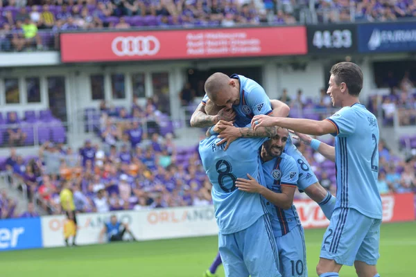 Orlando City Host New York City Orlando City Stadium Orlando — Stockfoto