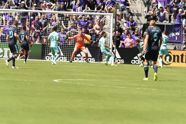 Orlando City SC 20 Nisan 2019 'da Orlando City Stadyumu' nda Vancouver Whitecaps 'a ev sahipliği yapıyor..  