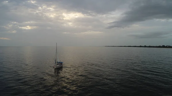 Vista Aérea Hermosa Ciudad Clearwater Florida Agosto 2017 — Foto de Stock