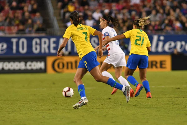 Shebelieves Cup Final Usa Brazil Raymond James Stadium Tampa Florida — Stock Photo, Image