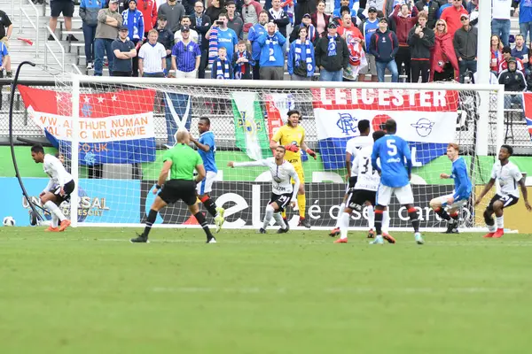 Rangers Corinthians Durante Copa Flórida Spectrum Stadium Janeiro 2018 Orlando — Fotografia de Stock