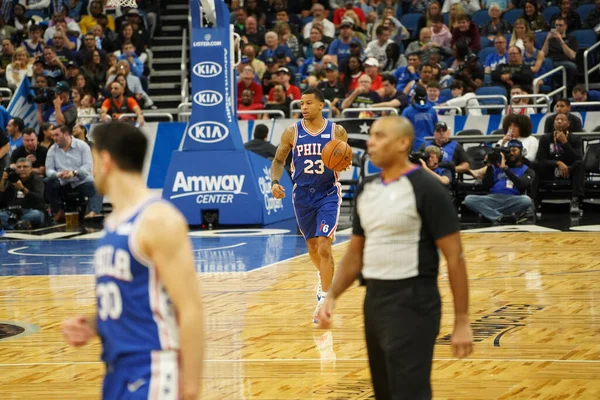 Orlando Magic Accueille Les 76Ers Philadelphie Amway Arena Orlando Floride — Photo