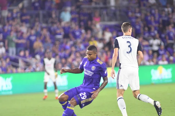 Orlando City Gospodarzem Philadelphia Union Exploria Stadium Orlando Florida Dniu — Zdjęcie stockowe