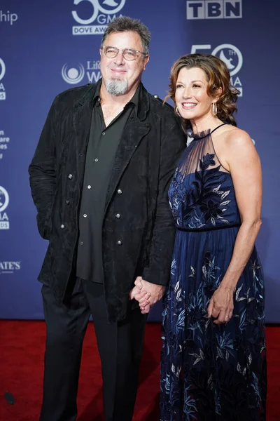 15 Ekim 2019 'da Nashville, Tennessee' deki Linbscome Üniversitesi 'nde verilen 50. GMA Dove Ödülleri sırasında kırmızı halı. 