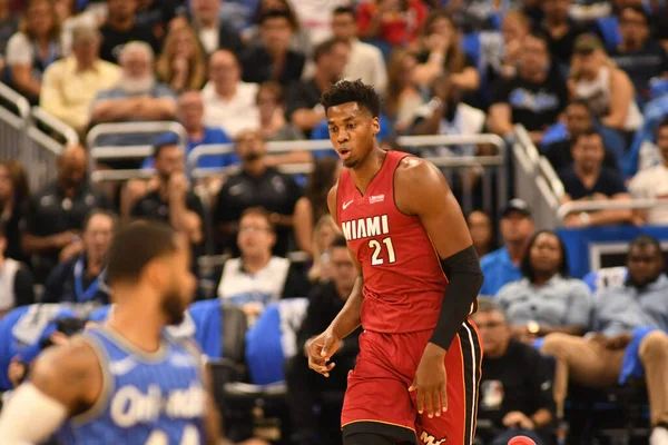 Orlando Magic Host Miami Heat Amway Center Στο Ορλάντο Της — Φωτογραφία Αρχείου