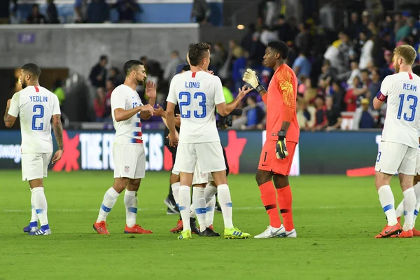 Men National Team Host Ecuador National Team Orlando City Stadium — Stock Photo, Image