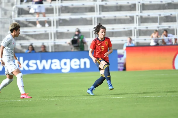 Spanien Gegen Japan Spiel Während Des Shebelieves Cup 2020 Exploria — Stockfoto