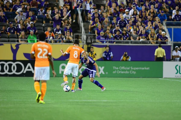 Orlando City Acogerá Houston Dynamo Julio 2016 Camping World Stadium — Foto de Stock