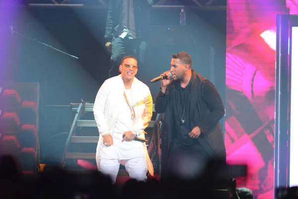 Daddy Yankee Och Don Omar Konsert Amway Center Orlando Florida — Stockfoto