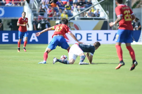 Costa Rica Enfrenta Paraguay Durante Copa América Centenario Camping World —  Fotos de Stock