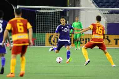 Orlando City SC, 29 Haziran 2016 'da Orlando Florida' daki Kamp Dünyası Stadyumu 'nda Fort Lauderdale Strikers' a ev sahipliği yaptı..