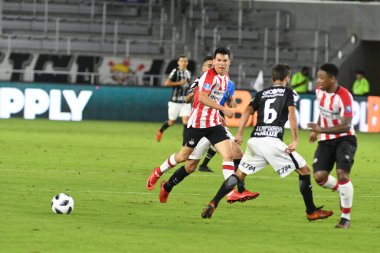 Korintliler, 10 Ocak 2018 'de Orlando City Stadyumu' nda düzenlenen Florida Kupası 'nda PSV Eindhoven' a karşı..  