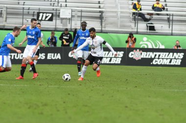 13 Ocak 2018 'de Orlando Florida' daki Spektrum Stadyumu 'nda düzenlenen Florida Kupası' nda Korucular Corinthianlara karşı..