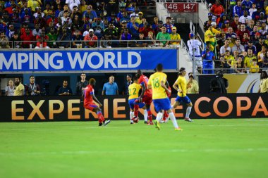 Brezilya, 8 Haziran 2016 tarihinde Orlando Florida 'daki Copa America Centenario' da Haiti ile karşılaştı..