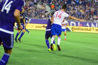 Orlando City, 24 Ağustos 2016 'da Orlando Florida' daki Kamp Dünyası Stadyumunda Toronto FC 'ye ev sahipliği yaptı..