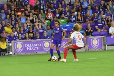 Orland Pride, 25 Ağustos 2018 'de Orlando Florida' daki Exploria Stadyumu 'nda Chicago Red Stars' a ev sahipliği yapıyor..  