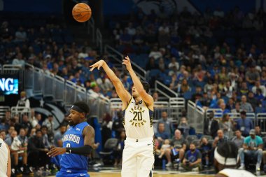 Orlando Magic 10 Kasım 2019 'da Indiana Pacers' ı Amway Center 'da ağırlıyor. Fotoğraf: Marty Jean-Louis