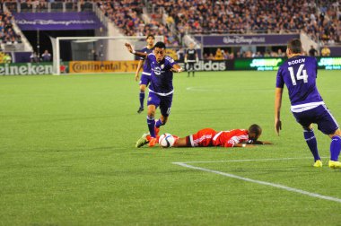 Orlando City SC, 8 Mayıs 2015 'te Florida' daki Kamp Dünyası Stadyumu 'nda Los Angeles Galaksisi' ne ev sahipliği yaptı..