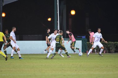 Los Angeles Galaksisi, 14 Temmuz 2020 'de Orlando Florida ABD' deki ESPN Vahşi Spor Dünyası 'nda düzenlenen MLS Sırt Turnuvası sırasında Portland Timbers ile karşı karşıya geldi..