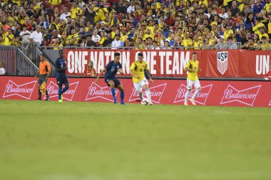 ABD Kolombiya 'ya karşı Raymond James Stadyumu' nda 11 Ekim 2018 'de.  