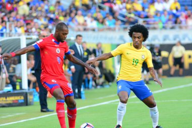Brezilya, 8 Haziran 2016 tarihinde Orlando Florida 'daki Copa America Centenario' da Haiti ile karşılaştı..