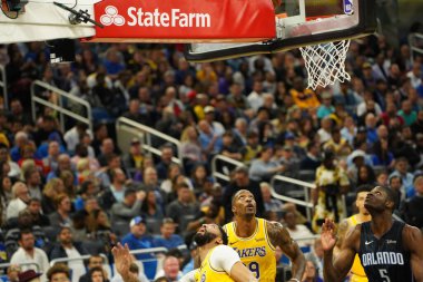 Orlando Magic 11 Aralık 2019 Çarşamba günü Orlando Forida 'daki Amway Center' da Los Angeles Lakers 'a ev sahipliği yaptı..  