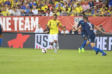 ABD Kolombiya 'ya karşı Raymond James Stadyumu' nda 11 Ekim 2018 'de.  