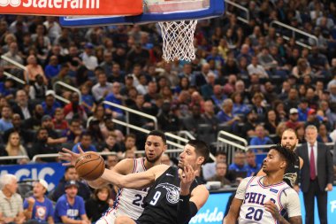 Orlando Magic, Philadelphia 76ers 'ı 14 Kasım 2018' de Orlando Florida 'daki Amway Center' da ağırlıyor..