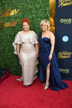 24 Mart 2018 Cumartesi günü Las Vegas 'taki Orleans Resort' ta düzenlenen 33. Yıldız Ödülleri Kırmızı Halı sırasında ünlüler.