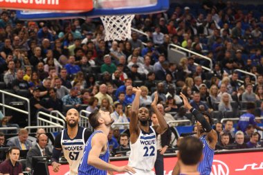 Orlando Magic, 7 Şubat 2019 'da Orlando, Florida' da bulunan Amway Arena 'da Minnesota Timberwolves' a ev sahipliği yapar..  