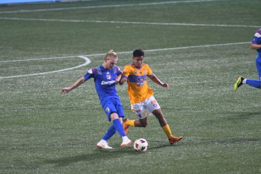 Atlanta United sunucusu Tigres & MLS Homegrown takımları 31 Temmuz 2018 'de Atlanta, Georgia' da düzenlenen MLS All Star haftasında.