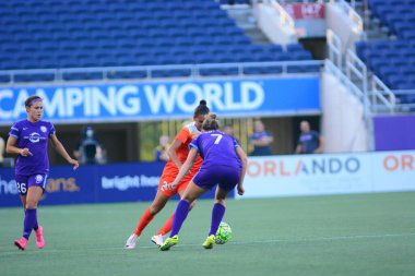 Orlando Pride sunucusu Houston Dash 23 Haziran 2016 'da Orlando Florida' daki Dünya Kampı Stadyumu 'nda..