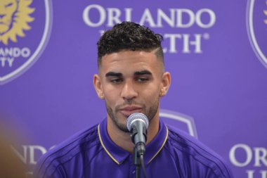 Orlando City SC, Dom Dwyer 'ı tanıtmak için bir basın toplantısı düzenledi..  