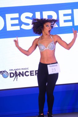 Orlando Magic 28 Temmuz 2016 'da Orlando Florida' daki Amway Center 'da Sihirli Dansçılar Seçmeleri' ne ev sahipliği yapıyor.. 