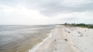 5 Ağustos 2017 'de Florida' nın güzel Clearwater şehrinin hava manzarası..  