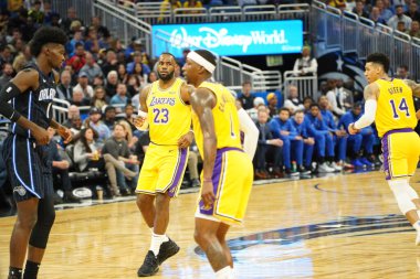 Orlando Magic 11 Aralık 2019 Çarşamba günü Orlando Forida 'daki Amway Center' da Los Angeles Lakers 'a ev sahipliği yaptı. Fotoğraf: Marty Jean-Louis