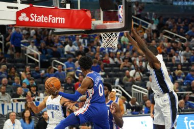 Orlando Magic 13 Ekim 2019 'da Florida, Orlando' daki Amway Center 'da Philadelphia 76ers' a ev sahipliği yaptı.. 