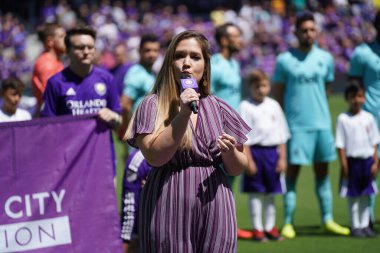 Orlando City SC 20 Nisan 2019 'da Orlando City Stadyumu' nda Vancouver Whitecaps 'a ev sahipliği yapıyor..  