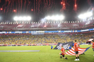 ABD Kolombiya 'ya karşı Raymond James Stadyumu' nda 11 Ekim 2018 'de. 