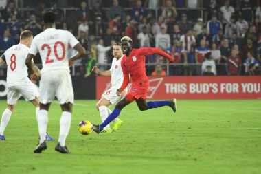 Amerikan Futbol Takımı 15 Kasım 2019 Cuma günü Orlando Florida 'daki Exploria Stadyumu' nda oynanan Concacaf Uluslar Ligi karşılaşmasında Kanada 'ya ev sahipliği yapmaktadır.