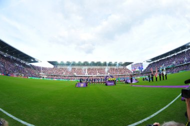 Orlando City, 5 Mart 2017 'de Orlando City Stadyumu' nda NYC FC 'ye ev sahipliği yaptı..  