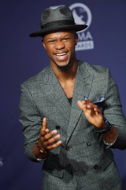 15 Ekim 2019 'da Nashville, Tennessee' deki Linbscome Üniversitesi 'nde verilen 50. GMA Dove Ödülleri sırasında kırmızı halı.