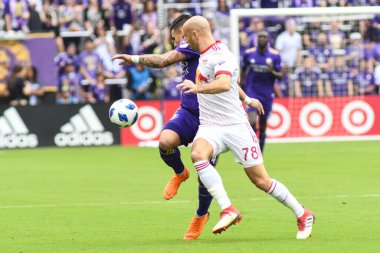 Orlando City, 31 Mart 2018 'de Orlando Florida' daki Exploria Stadyumu 'nda New York Red Bulls' a ev sahipliği yaptı..  