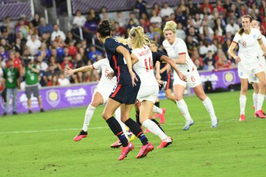 5 Mart 2020 'de Orlando Florida' daki Exploria Stadyumu 'nda düzenlenen 2020 SheBelieves Kupası' nda ABD - İngiltere Karşılaşması 