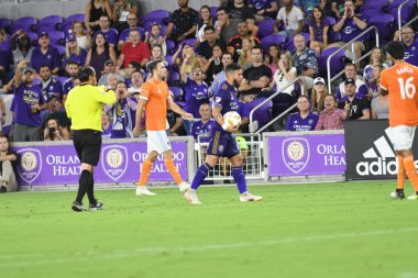 Orlando City SC, 22 Eylül 2018 'de Florida Exploria Stadyumu' nda Houston Dynamo 'yu ağırladı..