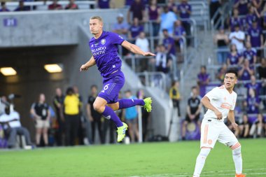 Orlando City SC, 6 Ağustos Salı günü Orlando Florida 'daki Exploria Stadyumu' nda oynanan ABD Kupası sırasında Atlanta United FC 'ye ev sahipliği yaptı..