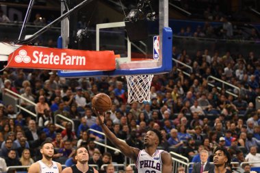 Orlando Magic, Philadelphia 76ers 'ı 14 Kasım 2018' de Orlando Florida 'daki Amway Center' da ağırlıyor..