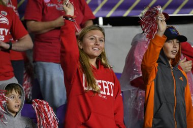 Orlando Florida Exploria Stadyumu 'ndaki 2019 Tedavi Kupası 21 Aralık 2019 Georgia Southern Eagles' a karşı Liberty Flames.  